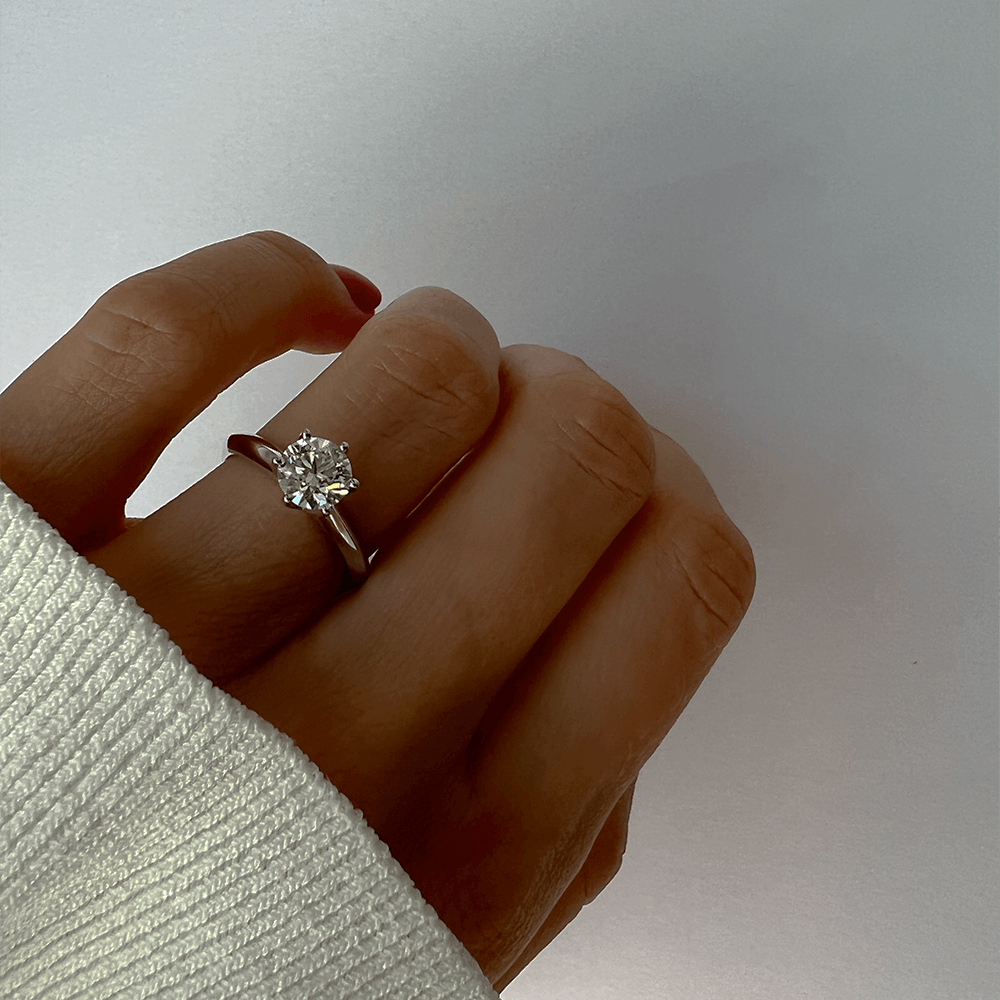 1-carat Classic Solitaire Ring